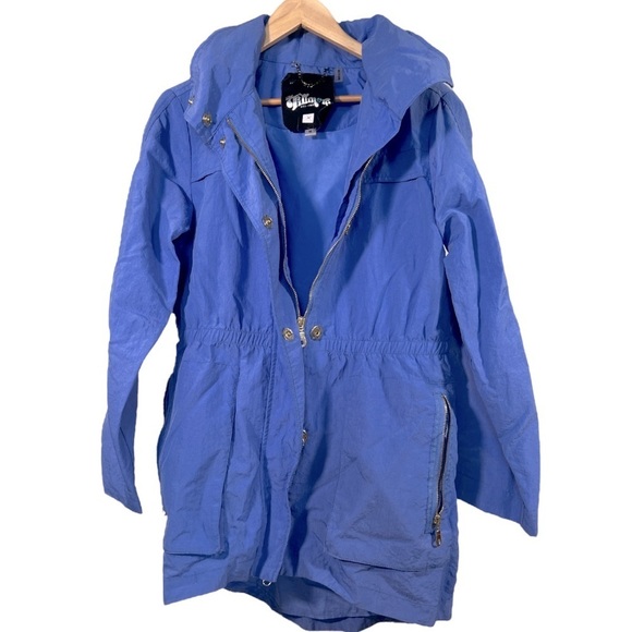 The Fillmore The Anorak Jacket blue waterproof jacket - Picture 1 of 9
